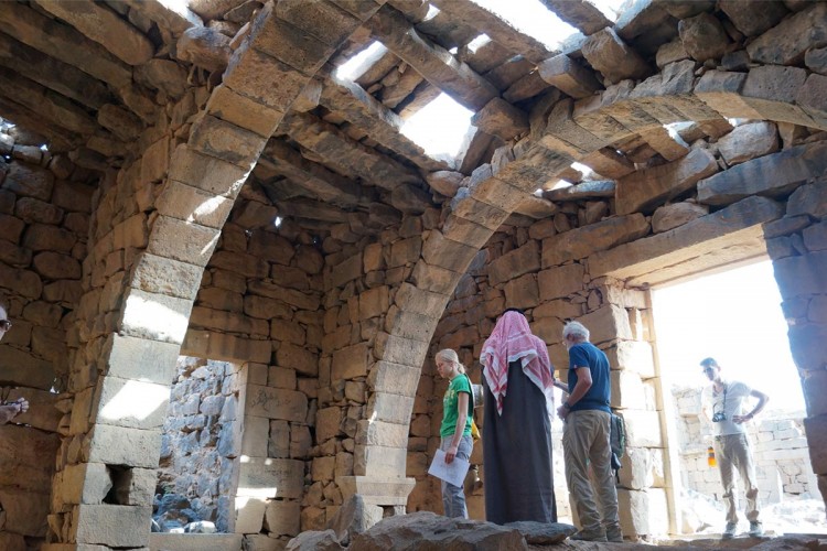 Inside the 'Nabataean' Temple
